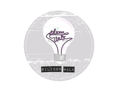 Siliconwalk Logo lightbulb logo