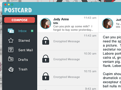Postcard for OSX