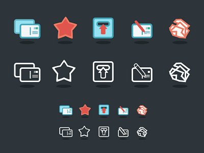 Postcard Icons