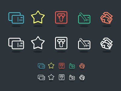 Postcard Icons Version 2 icons