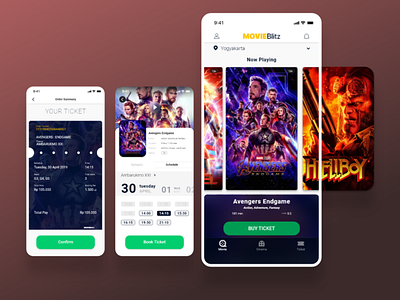 Movie Ticket App exploration adobe xd app app design design ios mobile mobile app design movie movie app movie ticket movie tickets ui ui design ui ux design uiux ux xd design