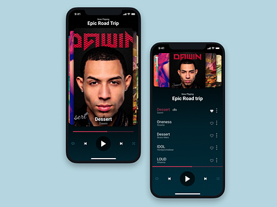 Music App Idea 1 app design ios music music app ui ui uidesign ux