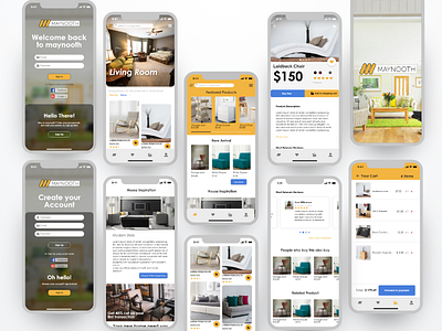 furniture app app design ios iphone x iphonex learning marketplace mobile app ui uidesign ux