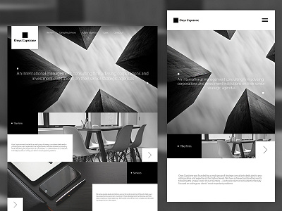 Onyx Capstone design page simple template ui ux web webdesign