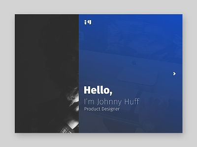 Blu design simple studio ui ux webdesign