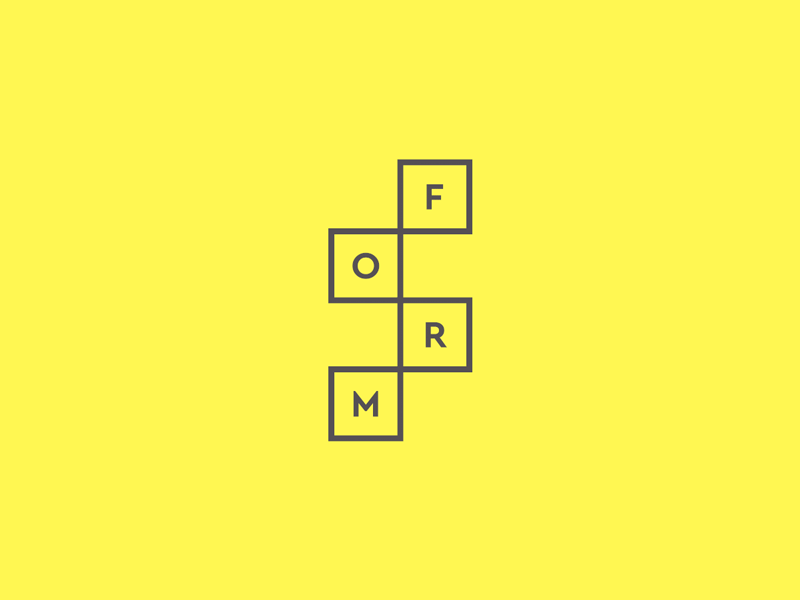 Logo Animation for FORM animation branding consultancy form identity logo mark motion