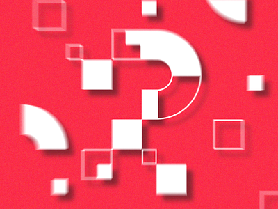 36 days of type - P 36days-p 36daysoftype alphabet blur design experimental illustration letter lines p red type typography