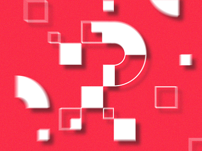 36 days of type - P 36days p 36daysoftype alphabet blur design experimental illustration letter lines p red type typography