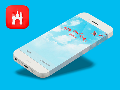 App: MyLocalGuide Splash app app design minimalistic splash