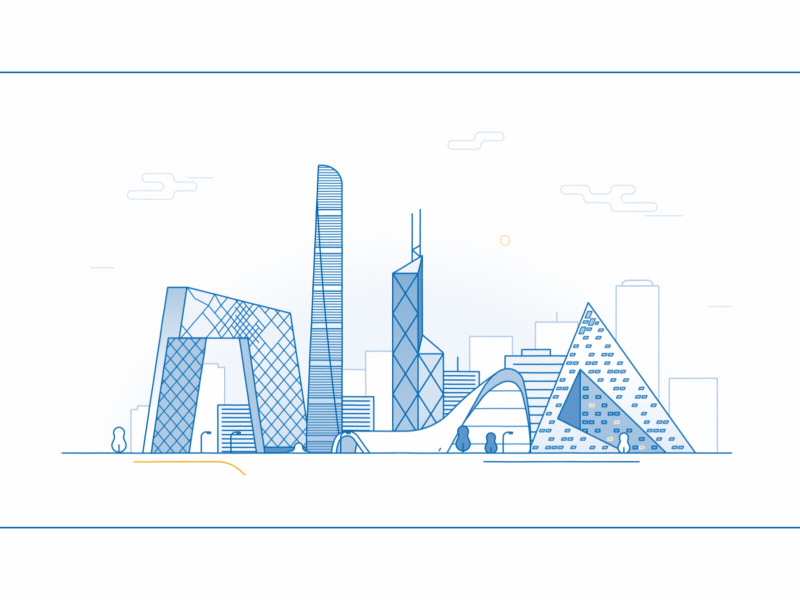 ArchDaily City & Logo Animation animation archdaily architecture buildings city explainer explainer video illustration logo animation motion graphics outline