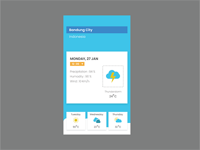 Weather app design app design mobile design weather app weather forecast