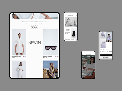 E-Store Design adaptive branding clean clothes design fashion design figma flat grid design layout design store ui ux web web design