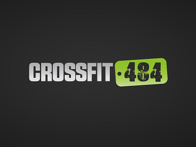 CrossFit 484 black concept dark green logo