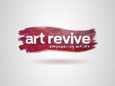 Art Revive Logo art artists brand branding design logo typography