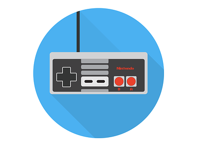 Nintendo Controller Icon flat design flat icon icon iconset mario nintendo pokemon