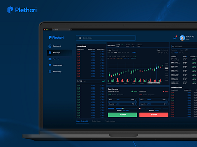 Crypto Exchange Platform branding ui ux web web design webdesign