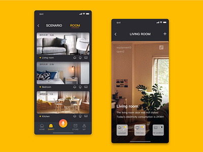 Lntelligent home interface design ui ux