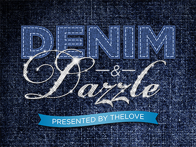 Denim & Dazzle blue gotham pf champion script