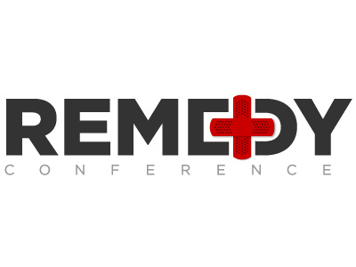 The Remedy Comp 4 band aid gray logo red remedy