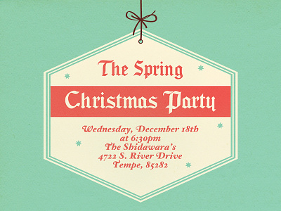 Christmas Party Invite