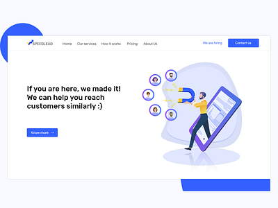 SPEEDLEAD- Hero aadiguru landing landing design landing page landing page concept landing page design landing page ui landingpage