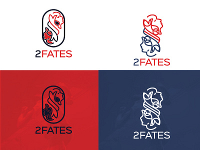 2 Fates art brand branding corporate identity illustration logo sport sports sports logo wear