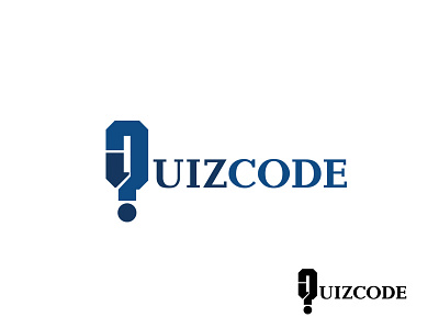 Quiz Code app art brand branding corporate design flat icon identity illustration illustrator logo minimal type typography ui ux vector web website