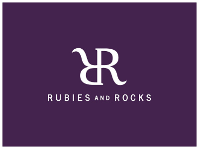 Rubies and Rocks fashion identity jewelry label logo monogram