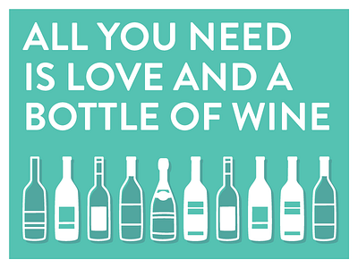 All you need is love... love wine