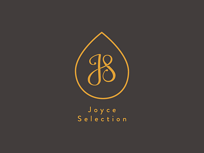 js dark drop gold logo