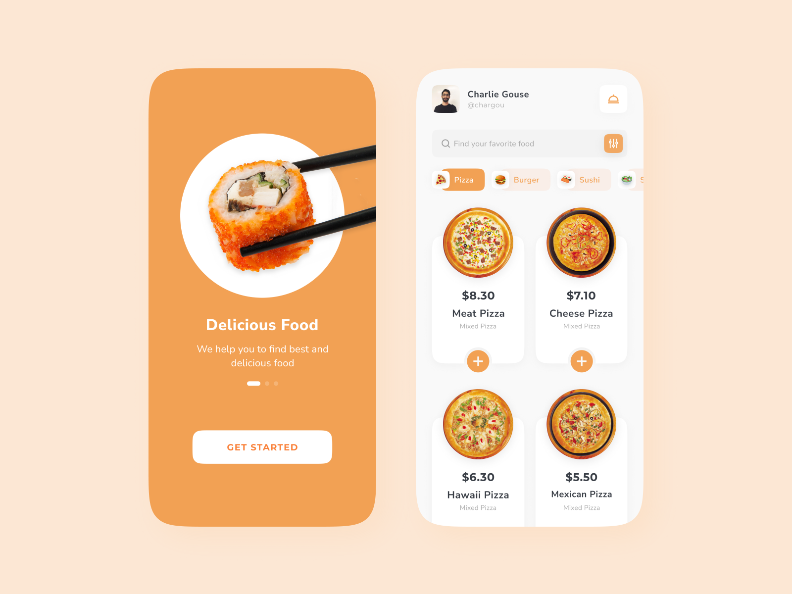 Fast Food App Concept #01 by Dezain Pixel on Dribbble