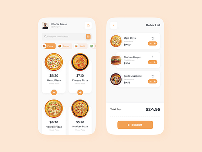 Fast Food App Concept #02 by Dezain Pixel on Dribbble