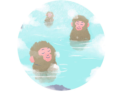 Hot Spring Monkeys