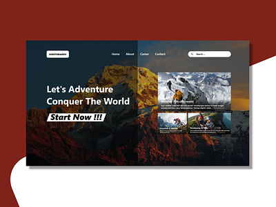 Adventure - Landing Page