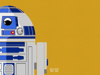 R2-D2 2d droid fanart illustration r2d2 starwars vector