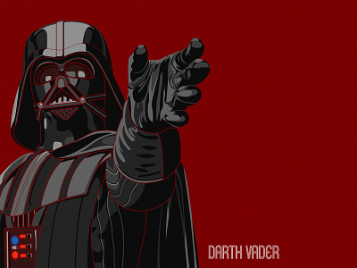 Darth Vader 2d darth vader darthvader fanart illustration star wars starwars vector vector art