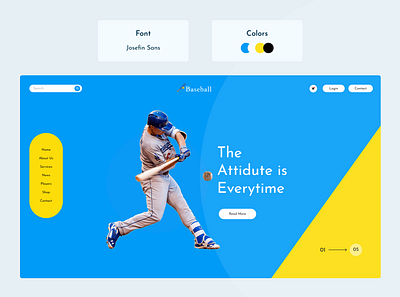 Baseball Slide design app design app designer branding creative design dashboard ui graphic design illustration slider design sports ux vector website