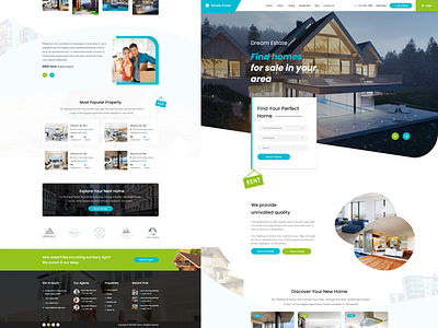 Dream Estate Home page Design