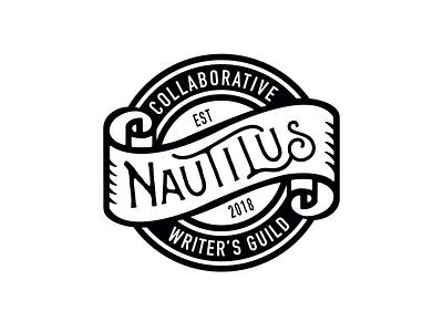 Nautilus Logo branding design flat icon illustration illustrator logodesign procreate scroll vector