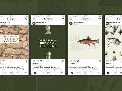 Keep the fish. Throw back the beers. agency branding branding and identity branding design concepting dallas fish fort worth illustration local neutral colors outdoor outdoor branding sans serif social agency socialmedia typography ux vintage