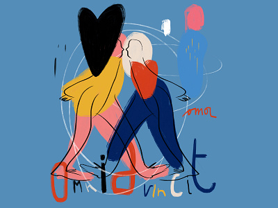 Michela Buttignol - Omnia Vincit Amor artistique international characters design digital illustration editorial illustration lgbtq modern