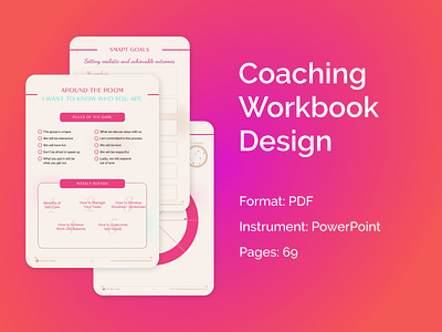 Coaching Workbook / Ebook / Handbook / Brochure in PowerPoint