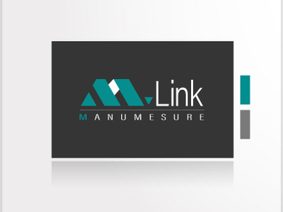 Logo M Link conception designer limage de marque logo logos typographie vecteur