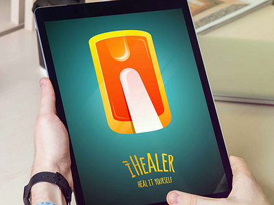 iHealer Logo brand logo mobileapp