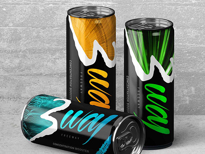 3WAY energy drink ecommerce energydrink graphicdesign logo packaging