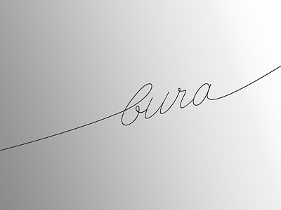 Bura (Gale) graphic design logo logotype minimalistic