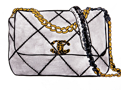 Handbag, Purses and handbags, Fashion illustration chanel