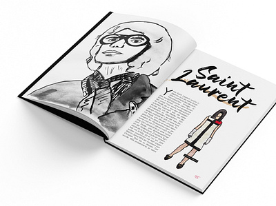 AN ODE TO FASION - BOOK book bookdesing fashion fashionbook fashiondsigner grafikdesign graphicdesign hamburg illlustration indesign mode modebook photoshop reading saintlaurent vanessachuba ysl yvessaintlaurent