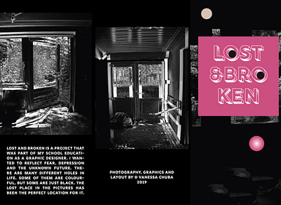 LOST&BROKEN - FLYER book brochure flyer flyerdesign grafikdesign grafikdesigner graphicdesign graphicdesigner graphicdesigners graphics hamburg illustrator indesign lostandbroken lostplace magazine photography photoshop vanessachuba vanessachubacom