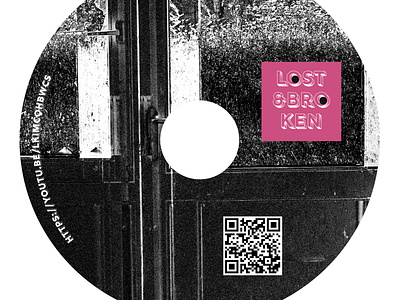 LOST&BROKEN - CD cd graphicdesign hamburg indesign lostandbroken lostplace photoshop qrcode vanessachuba